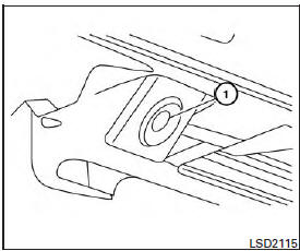 The rear camera unit 1 for the LDW/BSW systems