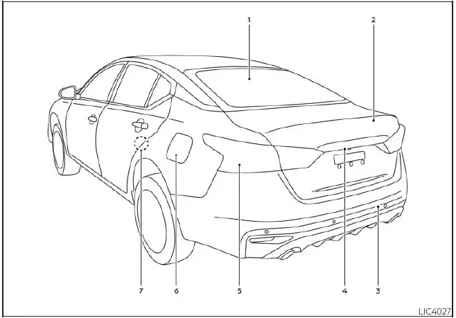 Nissan Altima L34. Illustrated table of contents