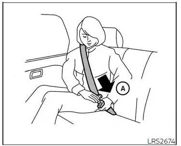 Nissan Altima L34. Seat belts
