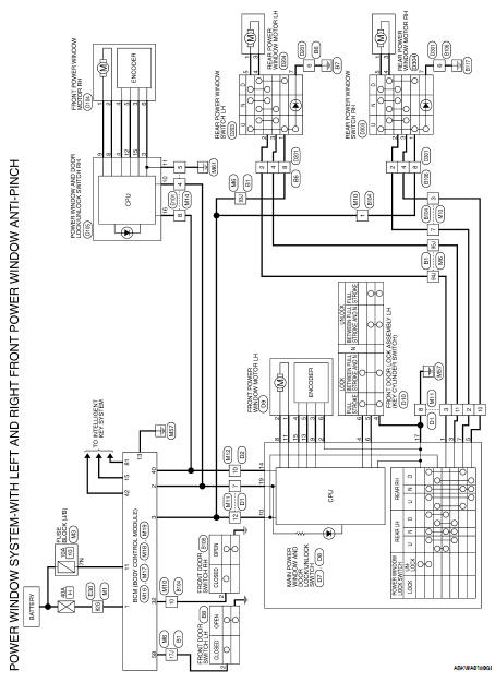 Nissan Altima 2007-2012 Service Manual: Front power window switch - ECU