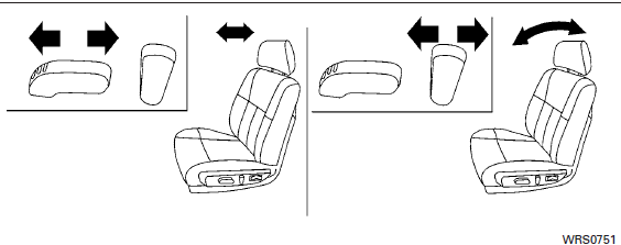 Front seat shown
