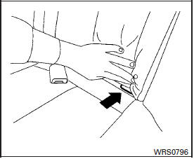 LATCH lower anchor location