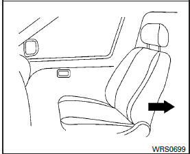 Forward-facing (front passenger seat) –