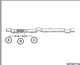 5. Remove the dipstick again and check the oil