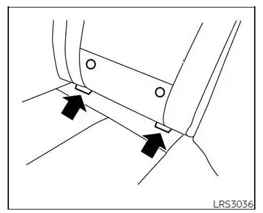 Nissan Altima L34. Child restraints