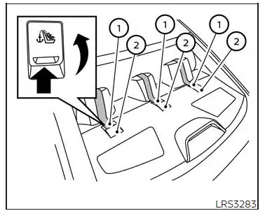 Nissan Altima L34. Child restraints