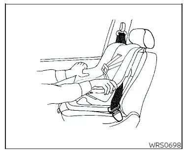 Nissan Altima L34. Child restraints