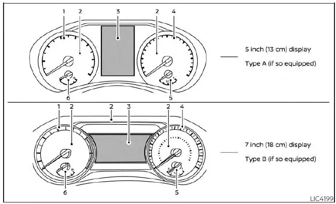 Nissan Altima L34. Meters and gauges