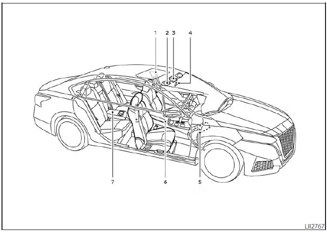 Nissan Altima L34. Illustrated table of contents