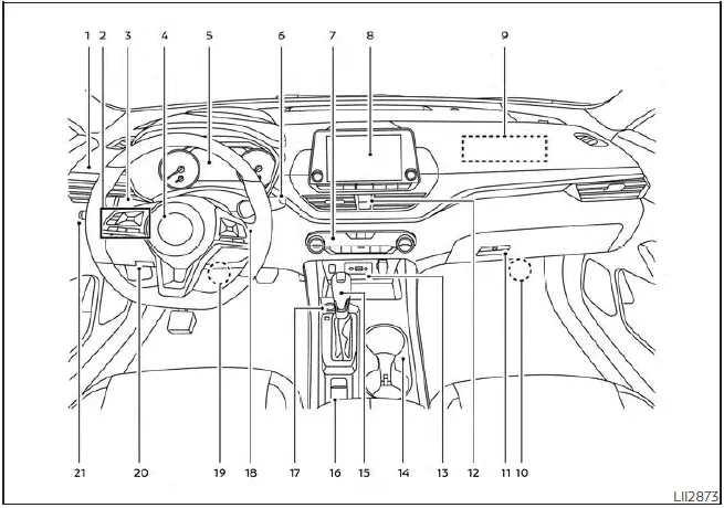 Nissan Altima L34. Illustrated table of contents