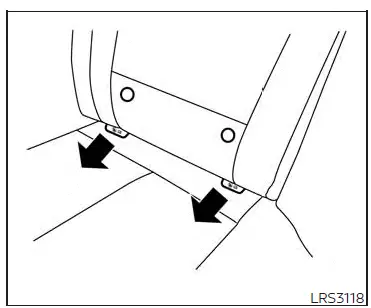 Nissan Altima L34. Child restraints