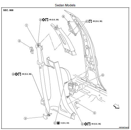 thumbnail image 2 of Nissan Altima Seat Belt Repair Service - Rebuild, Recharge, Reset (Single Stage) 2 of 4