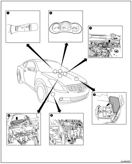 Nissan Altima 2007-2012 Service Manual: Front wiper and washer system ...